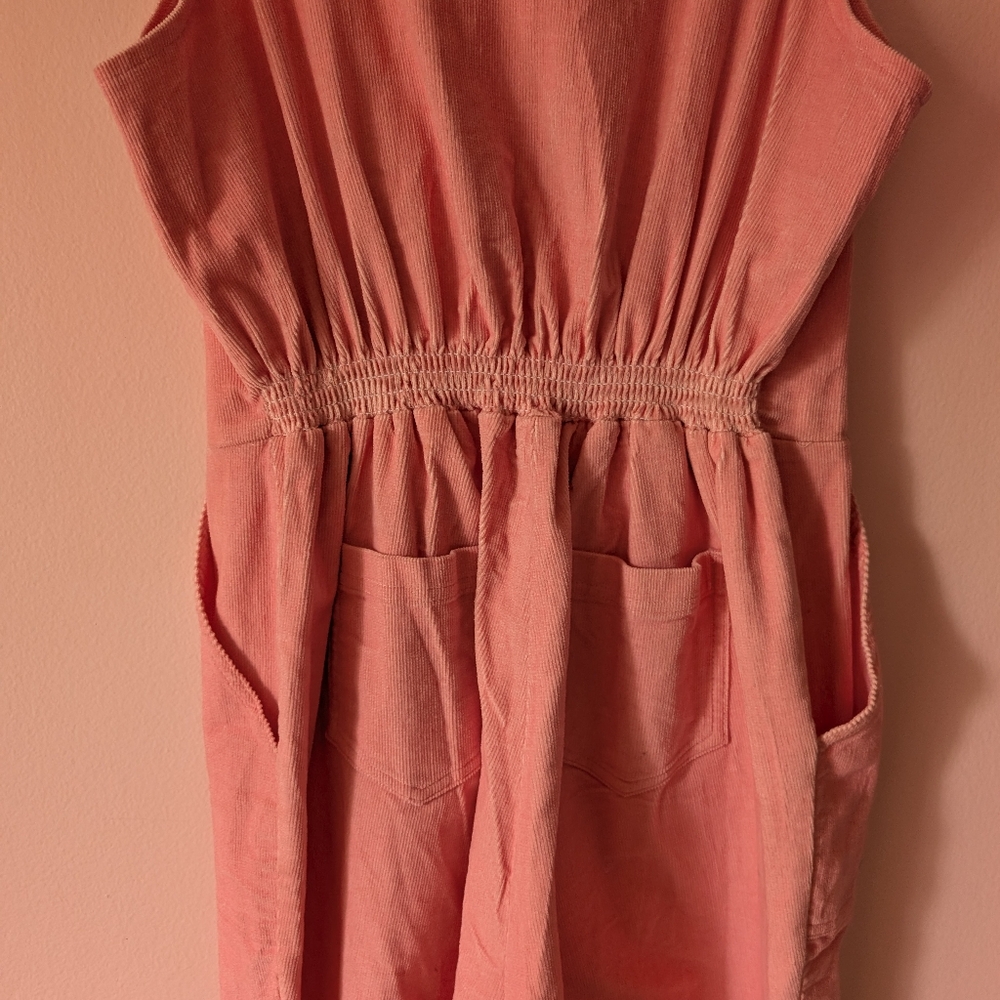 Nooworks Pink Corduroy Overalls Size XL - Picture 3 of 12